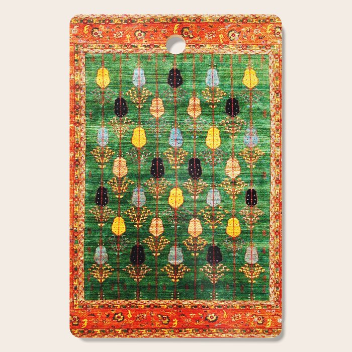 Q'ashqai Tribal Persian Rug Print Cutting Board Gallery Image 1