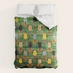 Q'ashqai Tribal Persian Rug Print Comforter Gallery Image 6