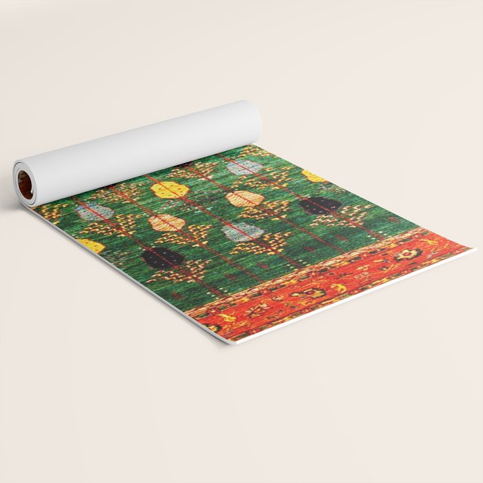 Q'ashqai Tribal Persian Rug Print Yoga Mat Gallery Image 2