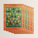 Q'ashqai Tribal Persian Rug Print Wrapping Paper Gallery Image 3