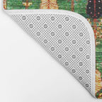 Q'ashqai Tribal Persian Rug Print Bath Mat Gallery Image 2