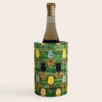 Q'ashqai Tribal Persian Rug Print Wine Chiller Gallery Image 1