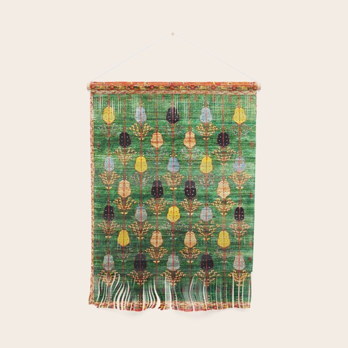 Q'ashqai Tribal Persian Rug Print Wall Hanging Gallery Image 1