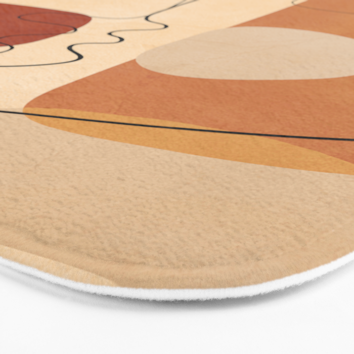 Abstract Line Kiss 2 Bath Mat Gallery Image 3
