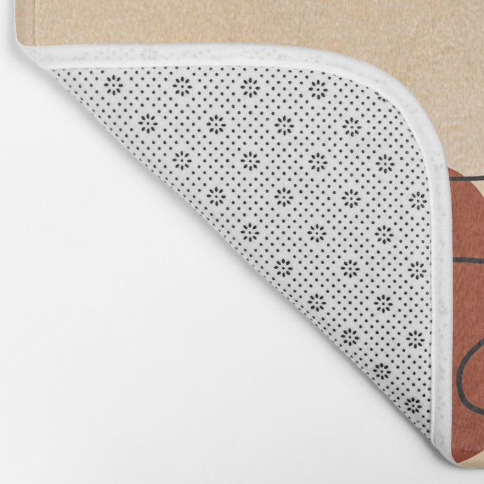 Abstract Line Kiss 2 Bath Mat Gallery Image 2