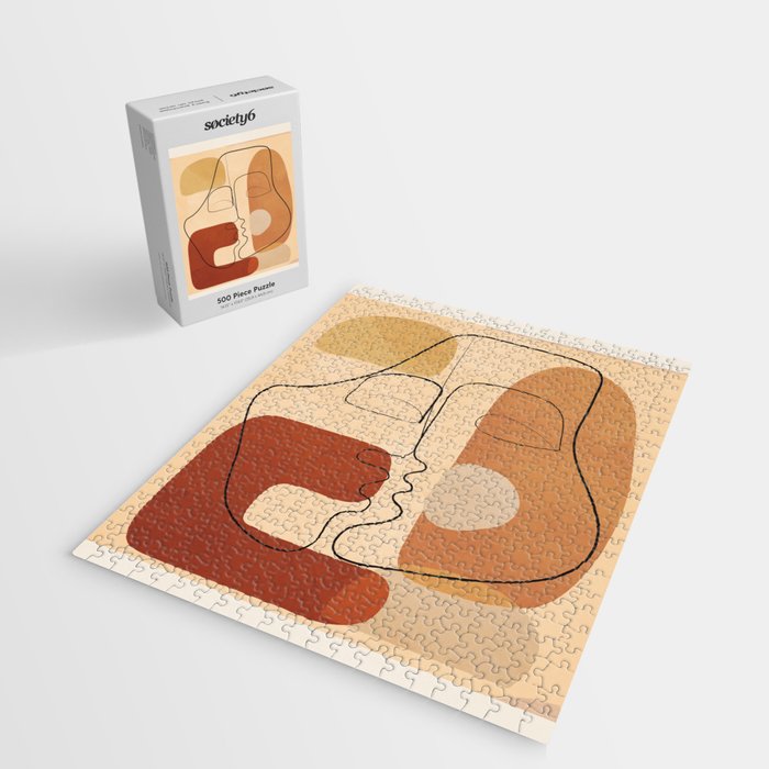 Abstract Line Kiss 2 Jigsaw Puzzle Gallery Image 2