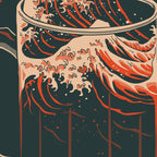 The Great Wave of Beer Coffee Mug Gallery Image 2