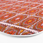 Flower Granny Square Print Bath Mat Gallery Image 3