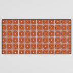 Flower Granny Square Print Desk Mat Gallery Image 3