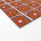 Flower Granny Square Print Welcome Mat Gallery Image 2