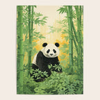 Smiling Panda Among Bamboo Poster Gallery Image 4