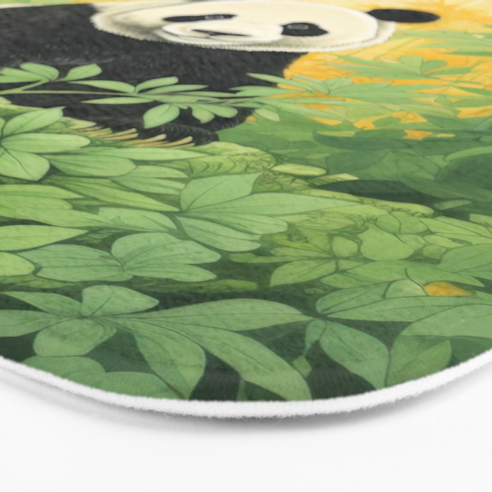 Smiling Panda Among Bamboo Bath Mat Gallery Image 3