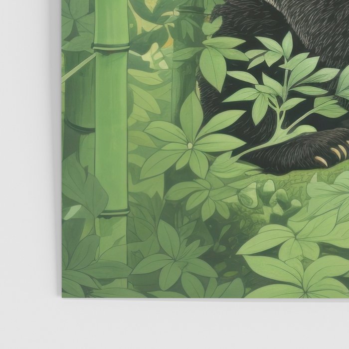 Smiling Panda Among Bamboo Poster Gallery Image 3