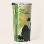 Smiling Panda Among Bamboo Travel Mug Gallery Image 3