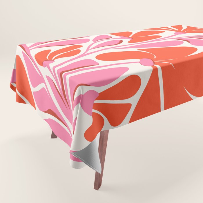 Love Is In The Air - Floral Illustration  Tablecloth Gallery Image 1