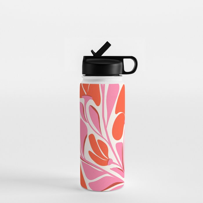 Love Is In The Air - Floral Illustration  Water Bottle Gallery Image 1