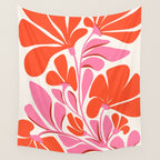 Love Is In The Air - Floral Illustration  Wall Tapestry Gallery Image 4
