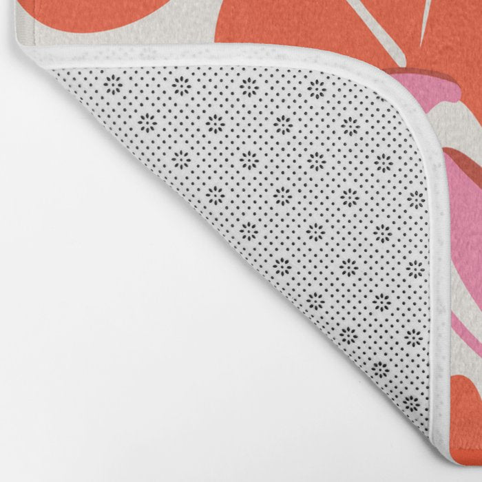 Love Is In The Air - Floral Illustration  Bath Mat Gallery Image 2