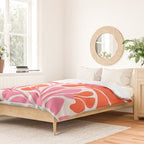 Love Is In The Air - Floral Illustration  Duvet Cover Gallery Image 2