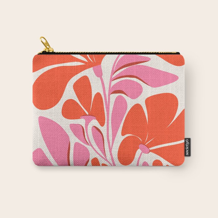 Love Is In The Air - Floral Illustration  Carry All Pouch Gallery Image 1