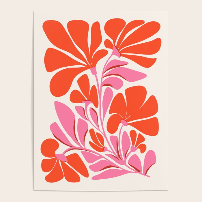 Love Is In The Air - Floral Illustration  Poster Gallery Image 4