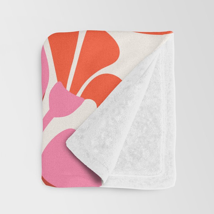 Love Is In The Air - Floral Illustration  Throw Blanket Gallery Image 3