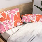 Love Is In The Air - Floral Illustration  Pillow Sham Gallery Image 2