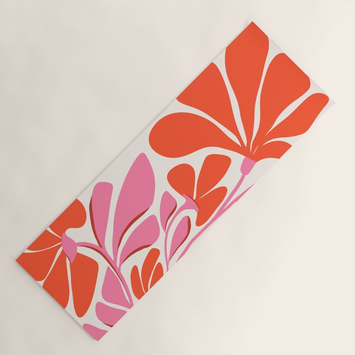 Love Is In The Air - Floral Illustration  Yoga Mat