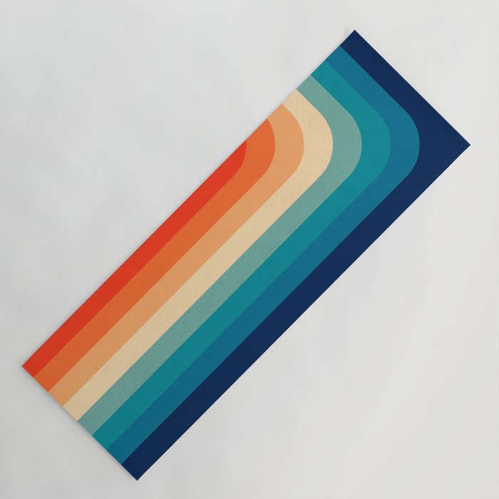 Retro 70s Color Palette III Yoga Mat Gallery Image 1