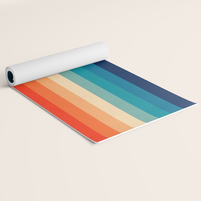 Retro 70s Color Palette III Yoga Mat Gallery Image 2