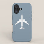 747-400 Jumbo Jet Airliner Aircraft - Slate iPhone Case Gallery Image 1