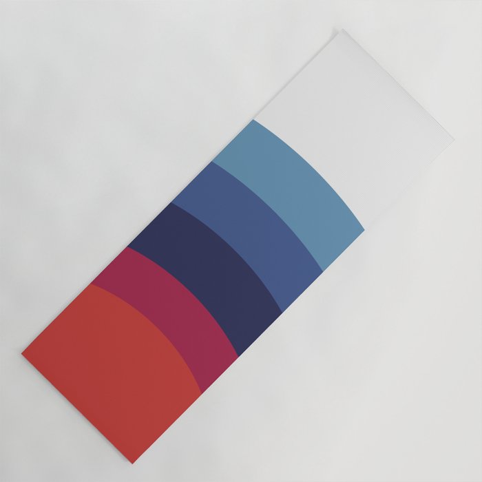 Retro Sunset Wave Vibes Yoga Mat Gallery Image 1