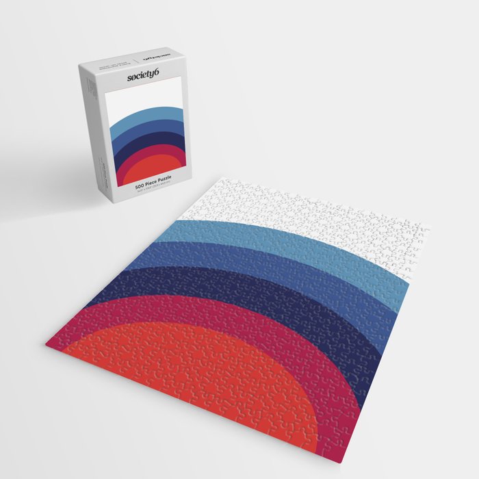Retro Sunset Wave Vibes Jigsaw Puzzle Gallery Image 2