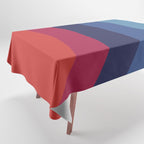 Retro Sunset Wave Vibes Tablecloth Gallery Image 1