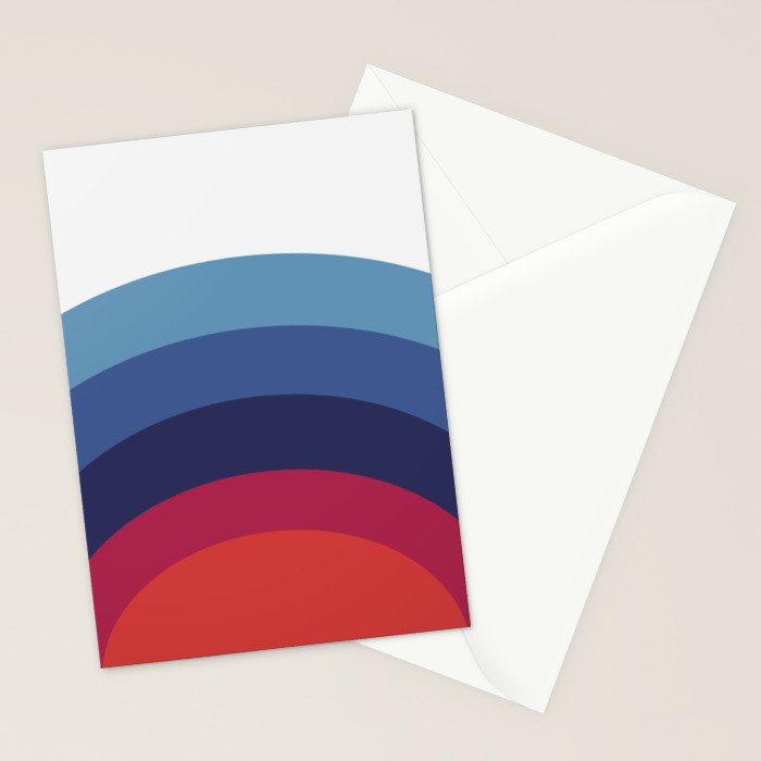 Retro Sunset Wave Vibes Stationery Card Gallery Image 2