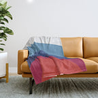 Retro Sunset Wave Vibes Throw Blanket Gallery Image 1