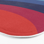 Retro Sunset Wave Vibes Bath Mat Gallery Image 3