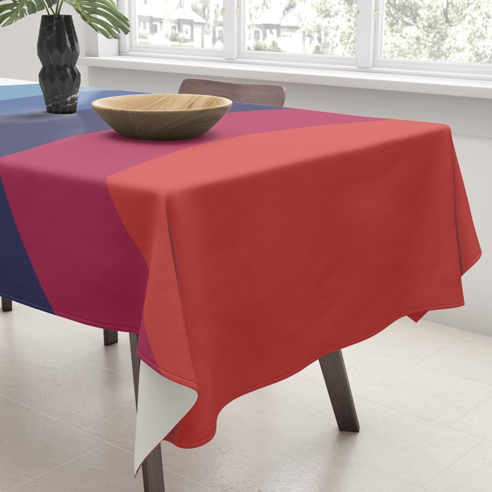 Retro Sunset Wave Vibes Tablecloth Gallery Image 3