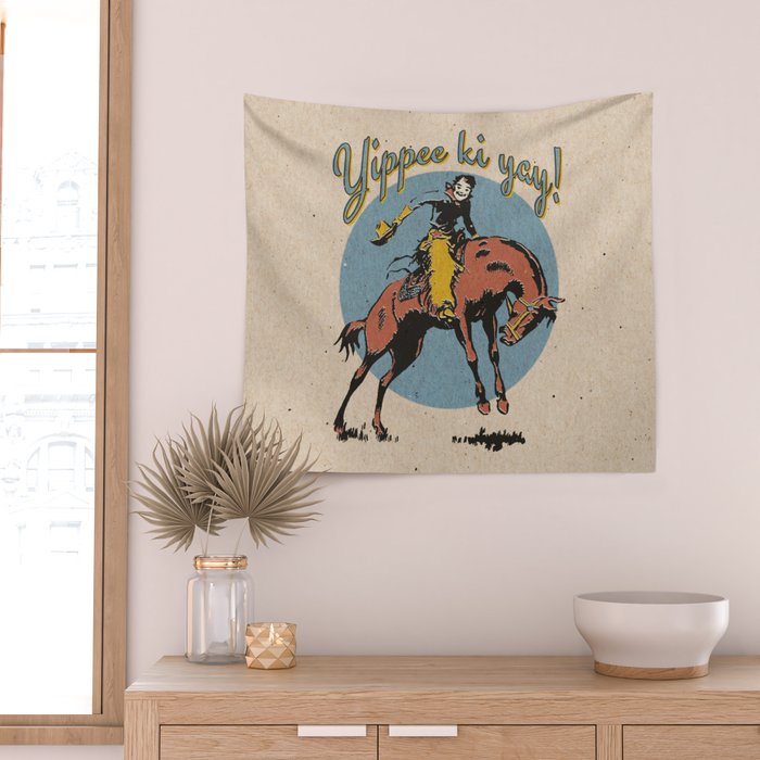 Yippee ki yay! Wall Tapestry Gallery Image 2