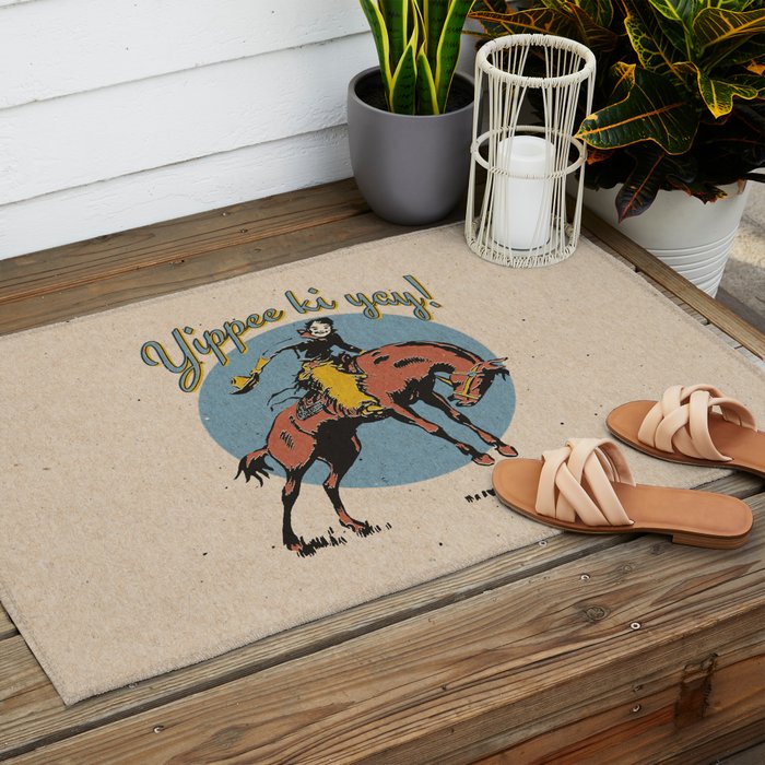 Yippee ki yay! Outdoor Rug Gallery Image 2