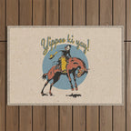 Yippee ki yay! Outdoor Rug Gallery Image 1