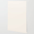 Pale Cream  Nearly White Plain Vanilla Solid  Wallpaper Gallery Image 2