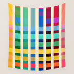 Futuristic Cyber Rainbow Crossing Wall Tapestry Gallery Image 4