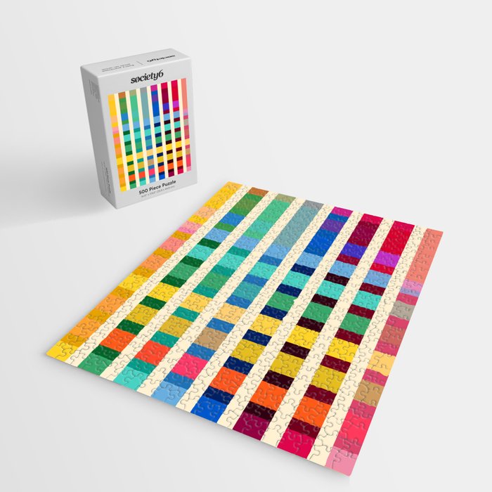 Futuristic Cyber Rainbow Crossing Jigsaw Puzzle Gallery Image 2