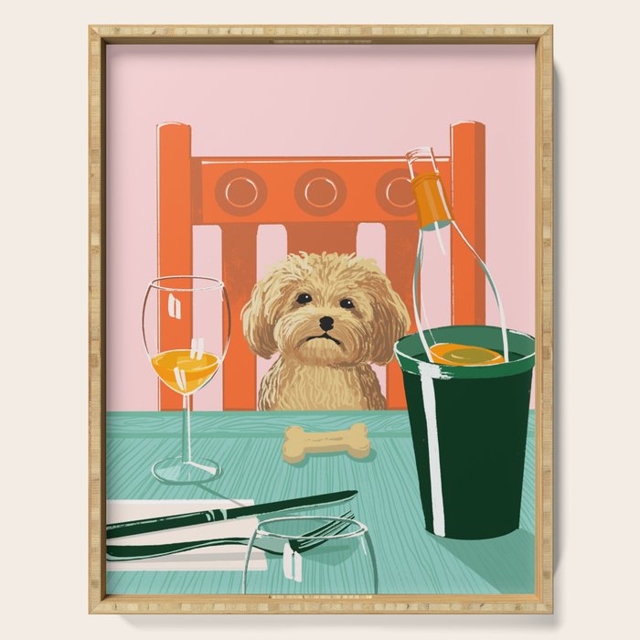 Brunch with Bailey Serving Tray Gallery Image 1