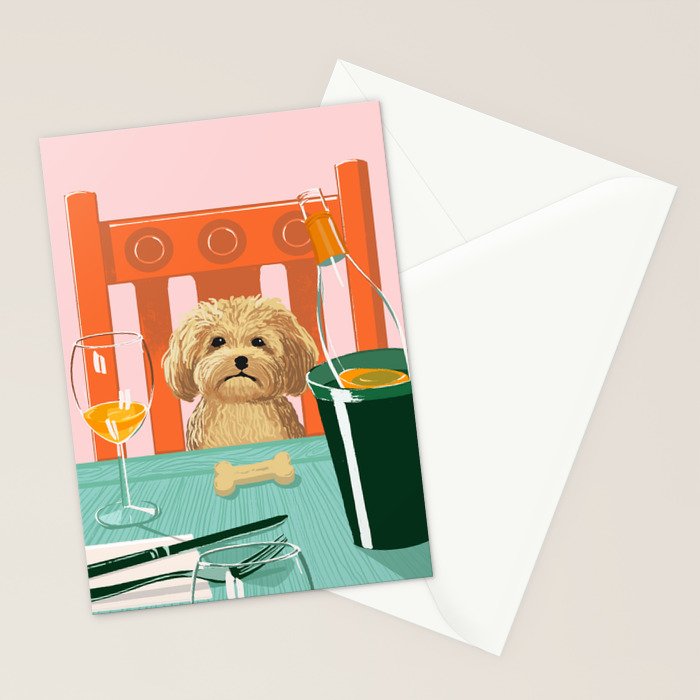 Brunch with Bailey Stationery Card Gallery Image 2
