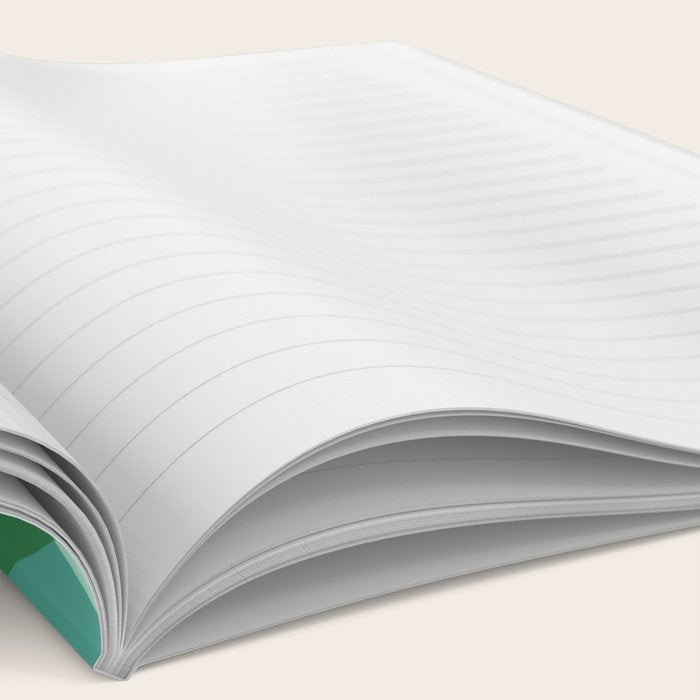 Christmas Diamond Plaid Green Pattern Notebook Gallery Image 2