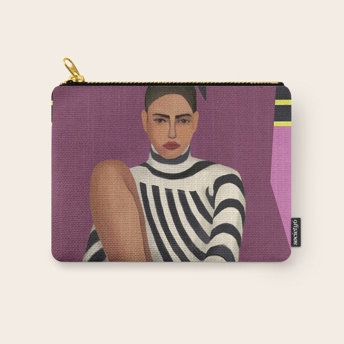 Stripes in Stillness Carry All Pouch Gallery Image 1