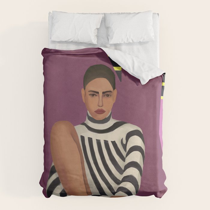 Stripes in Stillness Duvet Cover Gallery Image 1