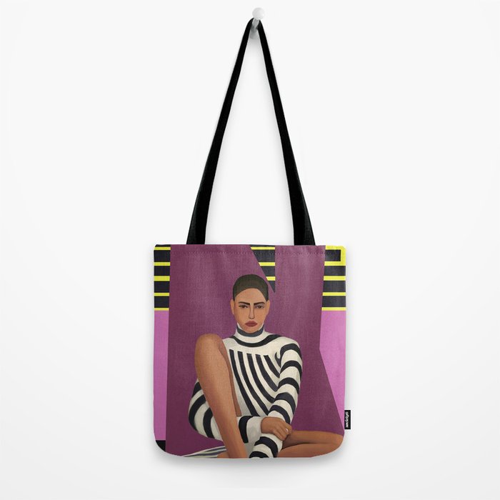 Stripes in Stillness Tote Bag Gallery Image 2
